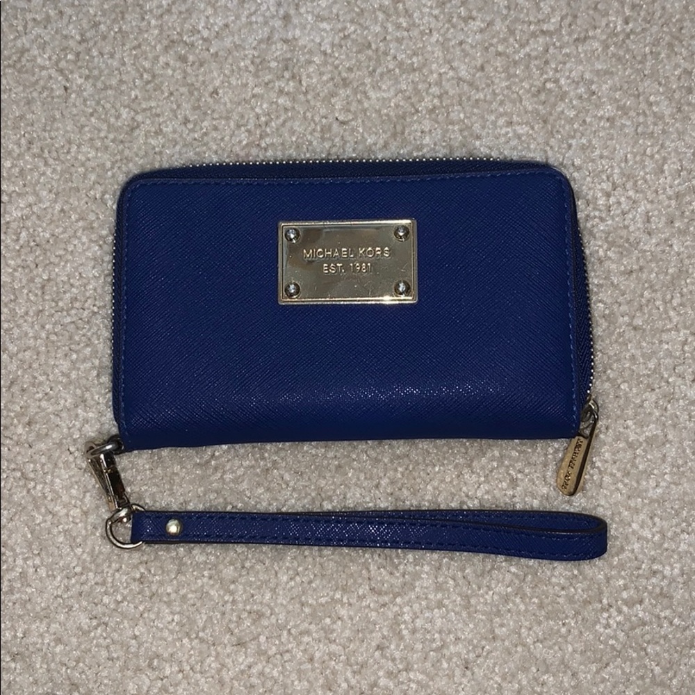 Royal Blue Michael Kors Wallet